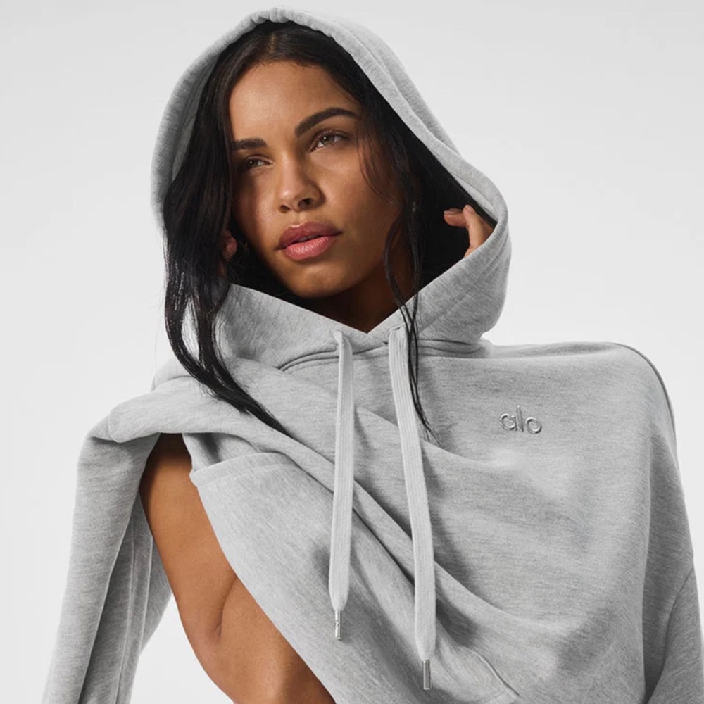 Accolade Hoodie. Unisex style. Athletic Heather Grey